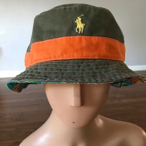 Reversible Polo by Ralph Lauren Bucket Hat